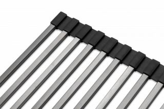 Ролл-мат для кухонной мойки Paulmark Step R375-GM воронёная сталь